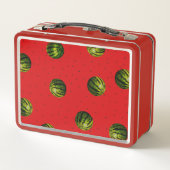 Lunch Box Rouge pastèque aux graines (Dos)