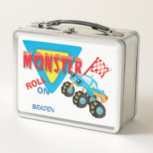 Lunch Box Rouler Sur Un Camion Monster Personnalisé