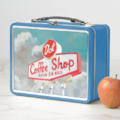 Lunch Box Route américaine | Coffee Shop Sign (En situation)