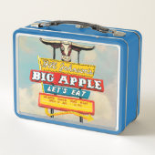 Lunch Box Route américaine | Panneau restaurant (Dos)