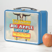 Lunch Box Route américaine | Panneau restaurant (En situation)