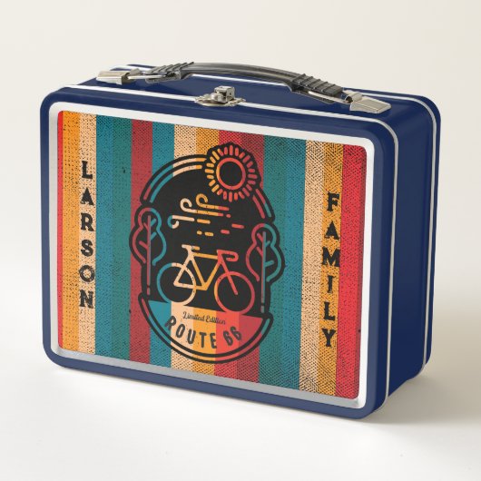 Lunch Box Route Rétro 66 Vélo Trail (Devant)