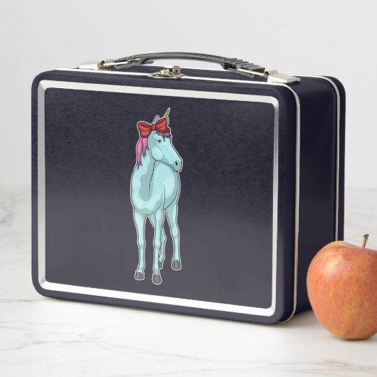 Lunch Box Ruban Unicorn (En situation)