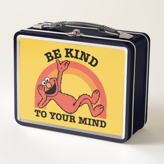 Lunch Box Rue Sésame | Elmo Soyez gentil avec votre esprit (Devant)