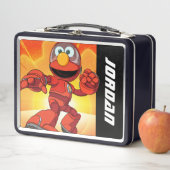 Lunch Box Rue Sésame | Mécaniciens Elmo | Ajouter un nom (En situation)