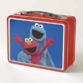 Lunch Box Rue Sésame | Monstre Elmo & Cookie (Dos)