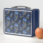 Lunch Box Rustic folk art floral texture (En situation)