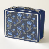 Lunch Box Rustic folk art floral texture (Dos)