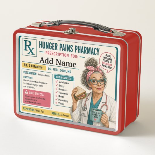 Lunch Box RX personnalisé drôle (Devant)