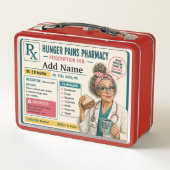 Lunch Box RX personnalisé drôle (Dos)