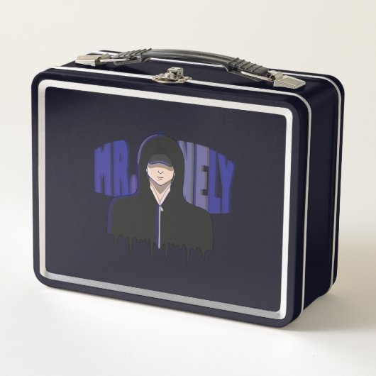 Lunch Box Sad Boy Aesthetic - Mr. Lonely Hoodie Design (Devant)