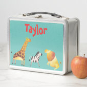Lunch Box Safari amusant Giraffe Lion et Zebra (En situation)