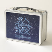 Lunch Box Sagittarius Constellation & Zodiac Signe avec étoi (Dos)