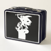 Lunch Box Saint Michael et Dragon (en blanc) (Dos)