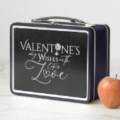 Lunch Box Saint-Valentin Minimaliste Lettering (En situation)