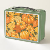 Lunch Box Saison d'automne Halloween Citrouille Motif (Dos)