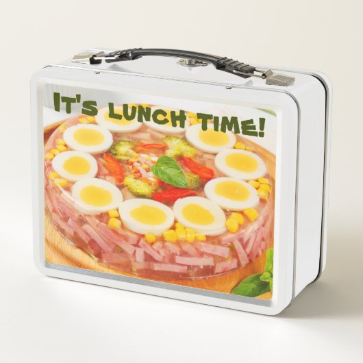 Lunch Box Salade de jambon d'Aspic Gelatin 1970 Style Cuisin (Dos)
