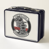 Lunch Box Salon de coiffeur Retro Personnalisé (Dos)