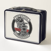 Lunch Box Salon de coiffeur Retro Personnalisé (Devant)