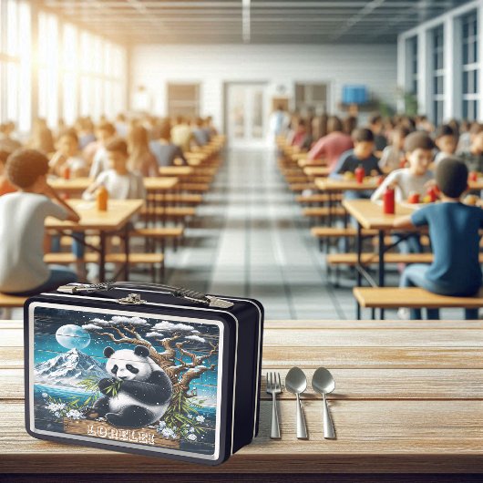 Lunch Box Sanctuaire forestier de Panda : Nourriture bambou