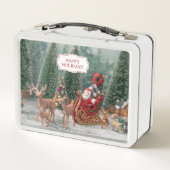Lunch Box Santa Claus et Reindeer (Dos)