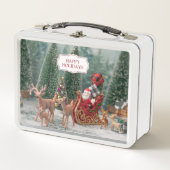 Lunch Box Santa Claus et Reindeer (Devant)