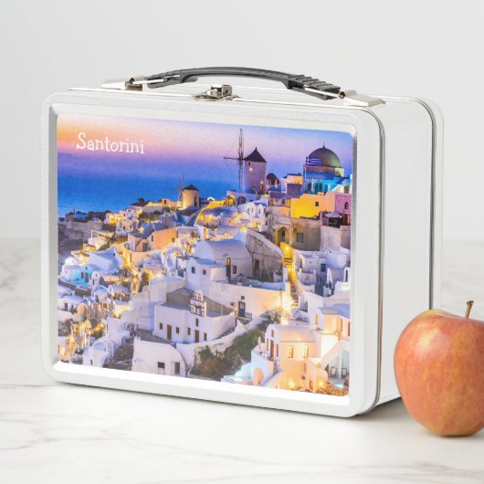 Lunch Box Santorin Grèce (En situation)