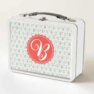 Lunch Box Sapin de Noël rouge et vert