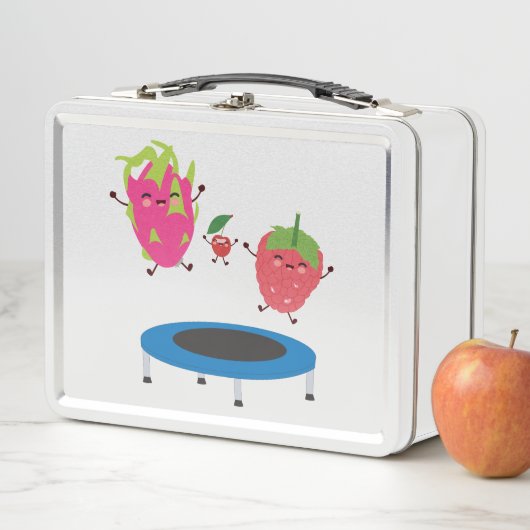 Lunch Box Sauts De Fruits Sur Trampoline (En situation)