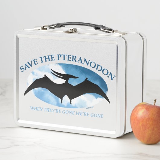 Lunch Box SAUVER LE PTERANODON par Jeff Willis Art (En situation)