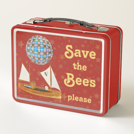 Lunch Box Sauvez les abeilles S'il vous plaît (Dos)