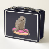 Lunch Box Sceau avec beigne (Dos)