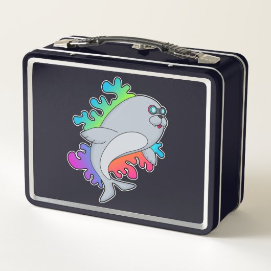 Lunch Box Sceau avec lunettes (Dos)