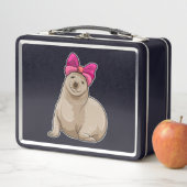 Lunch Box Sceau avec ruban (En situation)