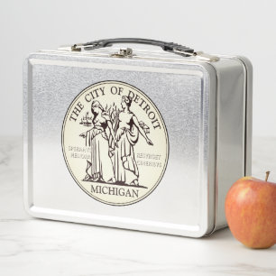 Lunch Box Sceau de la ville de Detroit