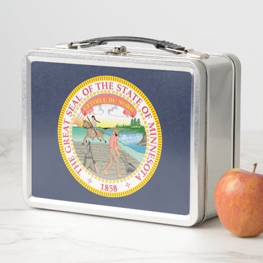 Lunch Box Sceau d'État du Minnesota (En situation)