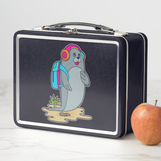 Lunch Box Sceller comme randonneur avec sac à dos (En situation)