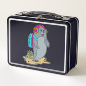 Lunch Box Sceller comme randonneur avec sac à dos (Devant)