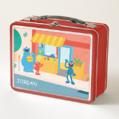 Lunch Box Scène de rue du Sesame Street | (Devant)