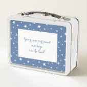 Lunch Box Scène personnalisée de la rue des neiges de Noël (Dos)