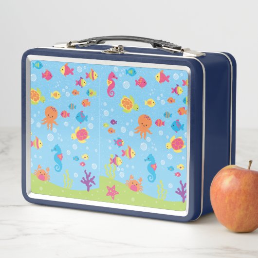 Lunch Box Scène sous-marine mignonne (En situation)