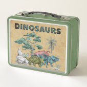 Lunch Box Scènes de dinosaures de la jungle pour enfants (Dos)