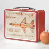Lunch Box Schéma directeur des fusées Sci-Fi (En situation)