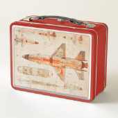 Lunch Box Schéma directeur des fusées Sci-Fi (Dos)