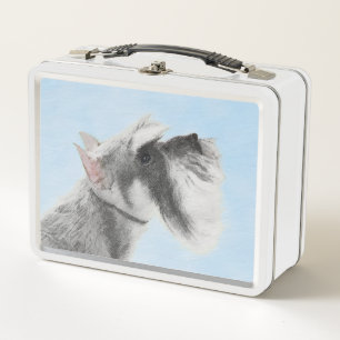 Lunch Box Schnauzer (Giant, Standard) Peinture - Chien Art