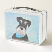 Lunch Box Schnauzer (Miniature) Peinture - Joli chien origin (Dos)