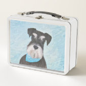 Lunch Box Schnauzer (Miniature) Peinture - Joli chien origin (Devant)
