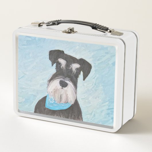 Lunch Box Schnauzer (Miniature) Peinture - Joli chien origin (Devant)