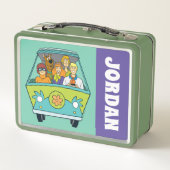 Lunch Box Scooby-Doo & Gang Mystery Machine | Ajouter un nom (Dos)
