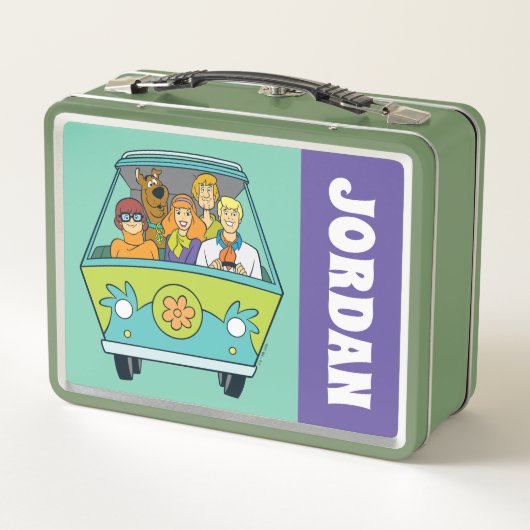 Lunch Box Scooby-Doo & Gang Mystery Machine | Ajouter un nom (Dos)